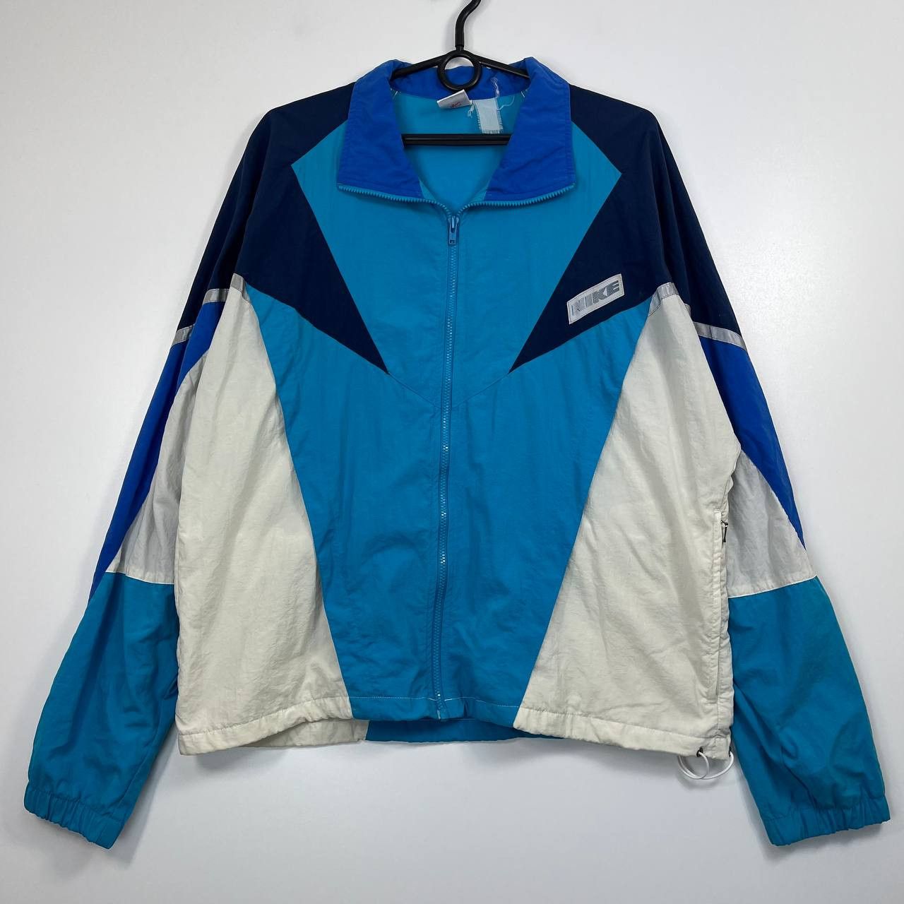 Nike Nike Vintage 90s Track Jacket Windbreaker Full Zip Size M Size US M / EU 48-50 / 2 - 1 Thumbnail