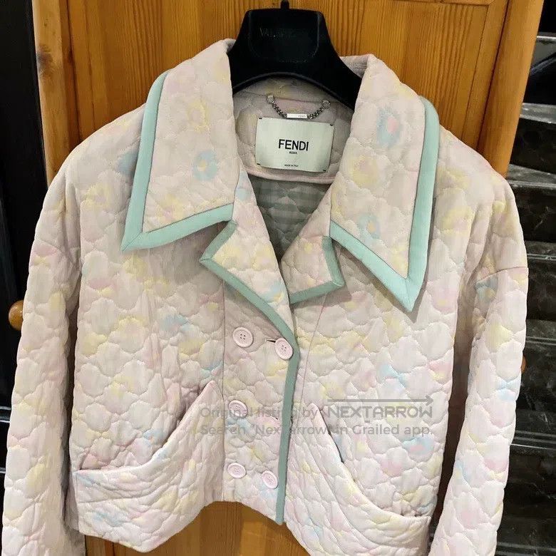 Fendi Fendi Dreamy Colored Cotton Jacket Size XS / US 0-2 / IT 36-38 - 3 Thumbnail