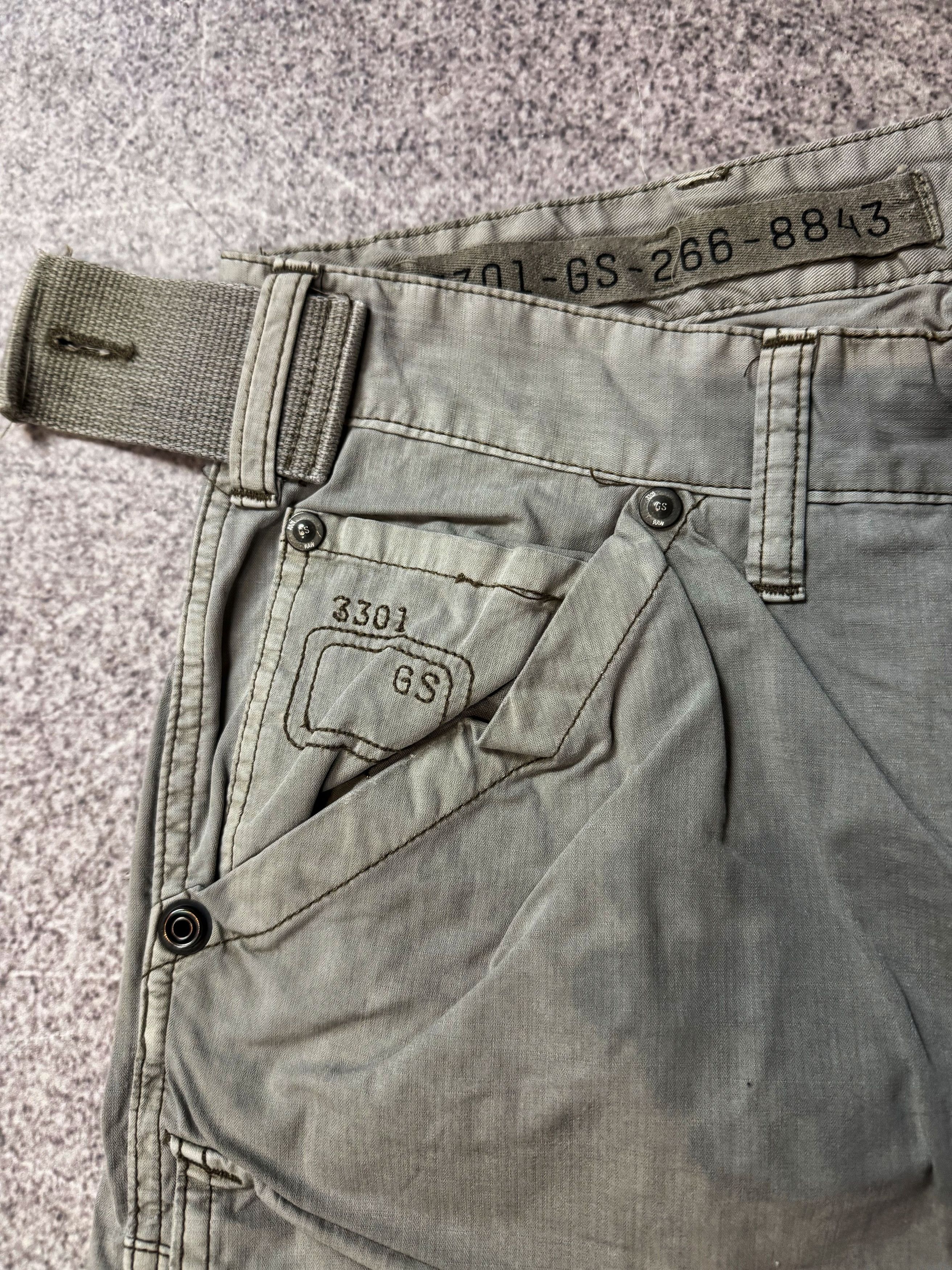 G-Star HYSTERIC GLAMOUR JAPANESE TYPE G-STAR CARGO WASHED JEANS Size US 32 / EU 48 - 8 Thumbnail