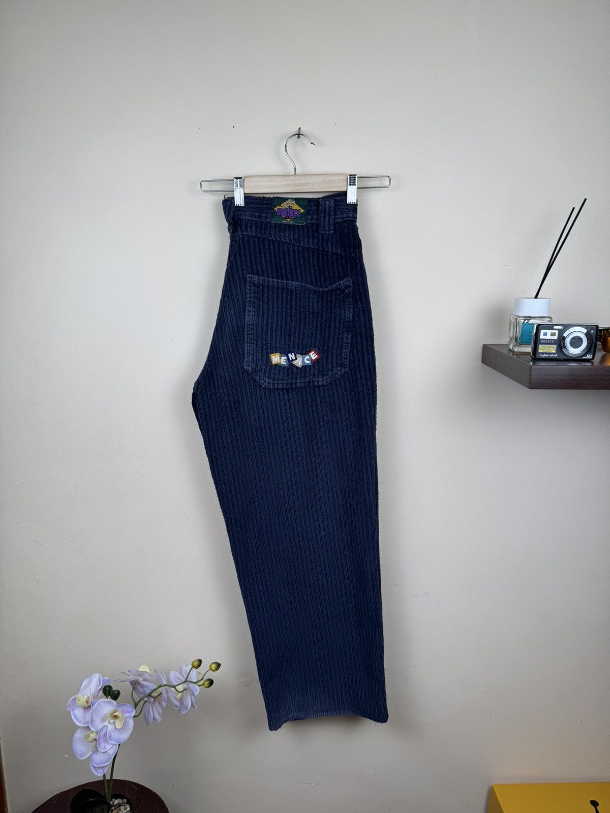 Menace Vintage 90s Menace Pants USA Skateboard Corduroy 34 Purple Size US 34 / EU 50 - 3 Thumbnail