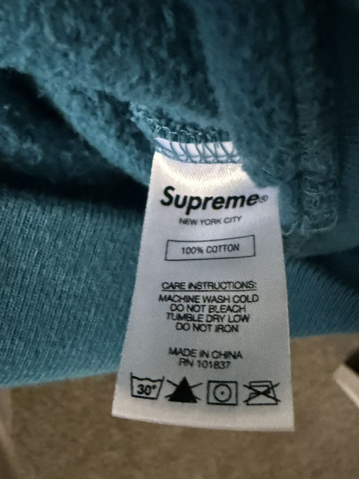 Supreme Supreme S/S18 Diagonal Hooded Sweatshirt Size US L / EU 52-54 / 3 - 6 Thumbnail