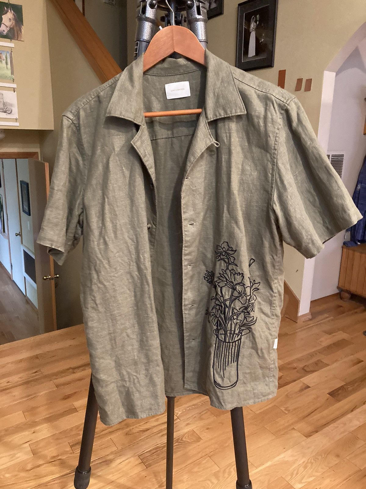 image of Aime Leon Dore Bouquet Short Sleeve Green, Men's (Size Small)