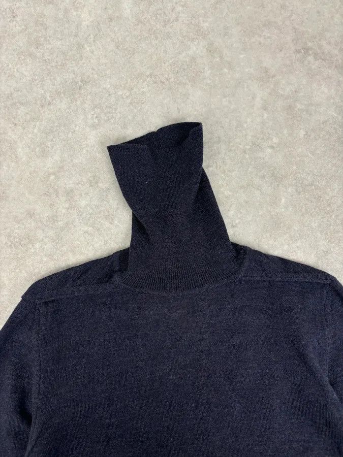Maison Margiela AW2005 Maison Martin Margiela Navy Wool Sweater Turtleneck Size US S / EU 44-46 / 1 - 7 Thumbnail