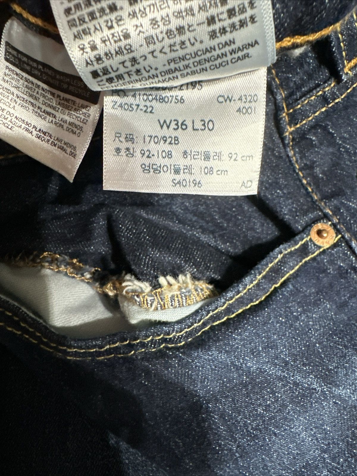 Levi's × Vintage Levis 505 36x30 Size US 36 / EU 52 - 6 Thumbnail