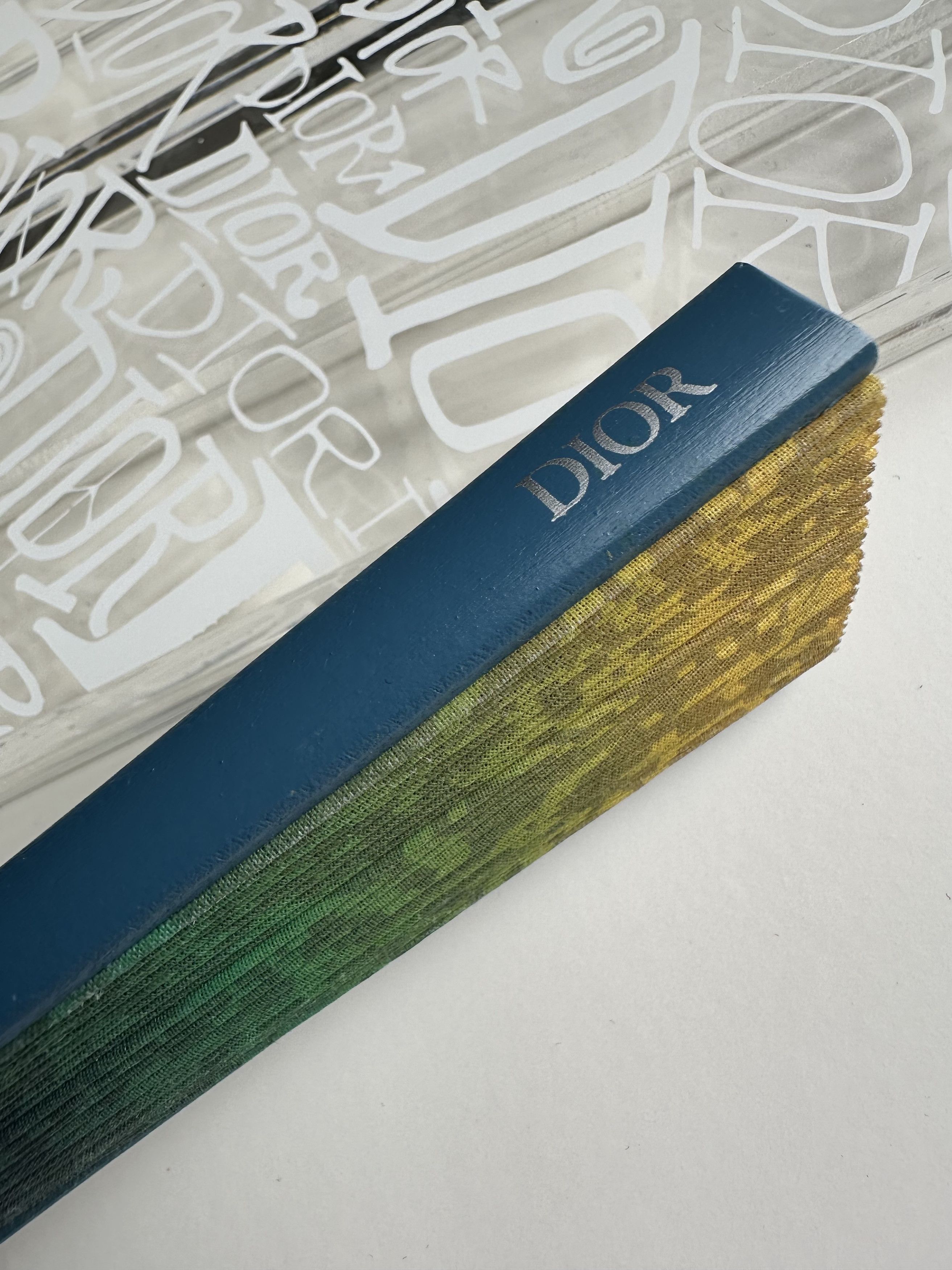 Dior Shawn Stüssy x Dior Men's Kim Jones Fan & Pouch 2020 Size ONE SIZE - 7 Thumbnail