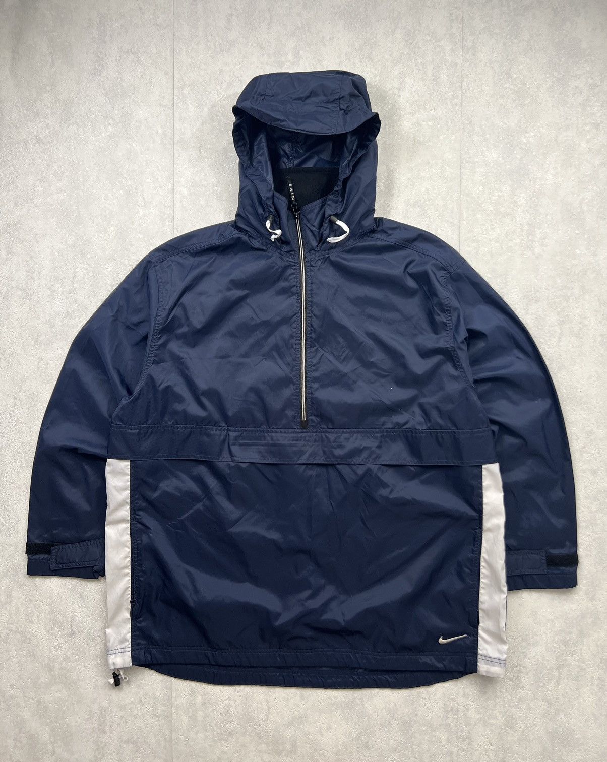 Nike 00's NIKE RETRO SWOOSH LOGO ANORAK TRACK JACKET Size US XXL / EU 58 / 5 - 1 Thumbnail