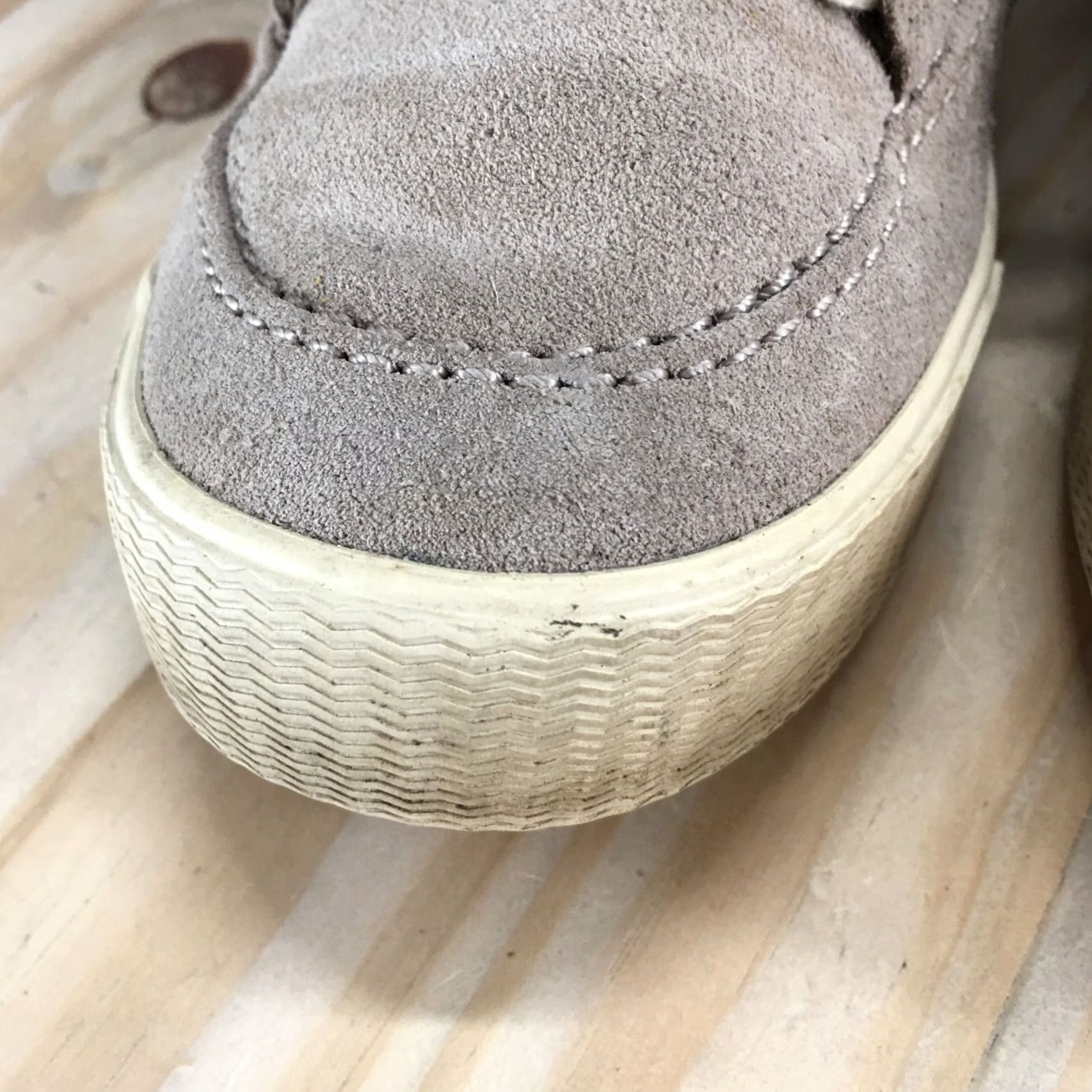 Toms TOMS Winter Boots Womens 7.5 Alpine Desert Taupe Lace Up Suede Faux Shearling Desert Boots Size US 8 / IT 38 - 4 Thumbnail