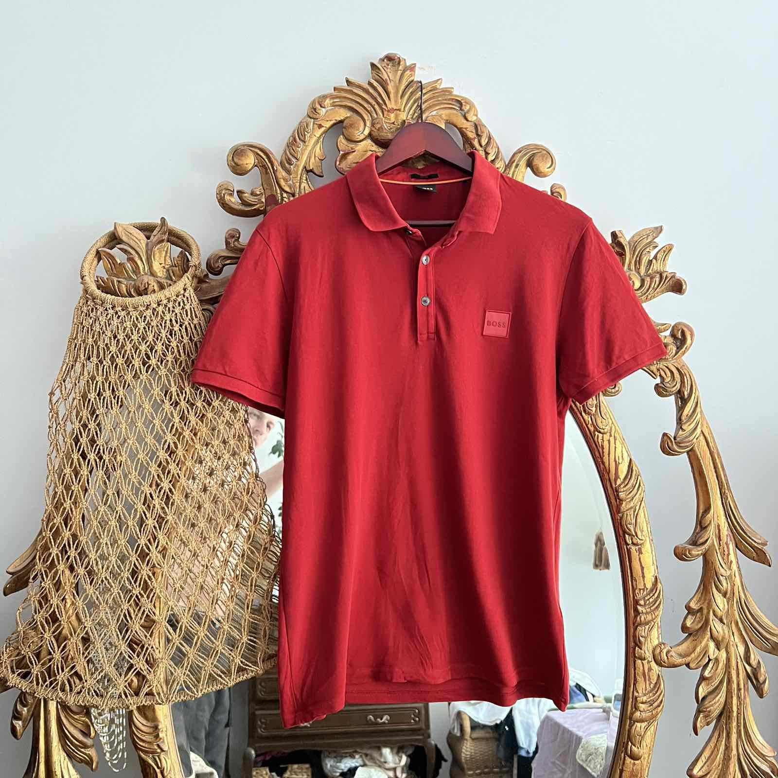 Hugo Boss Men’s Polo Shirts Hugo Boss Red Size: L Size US L / EU 52-54 / 3 - 1 Thumbnail