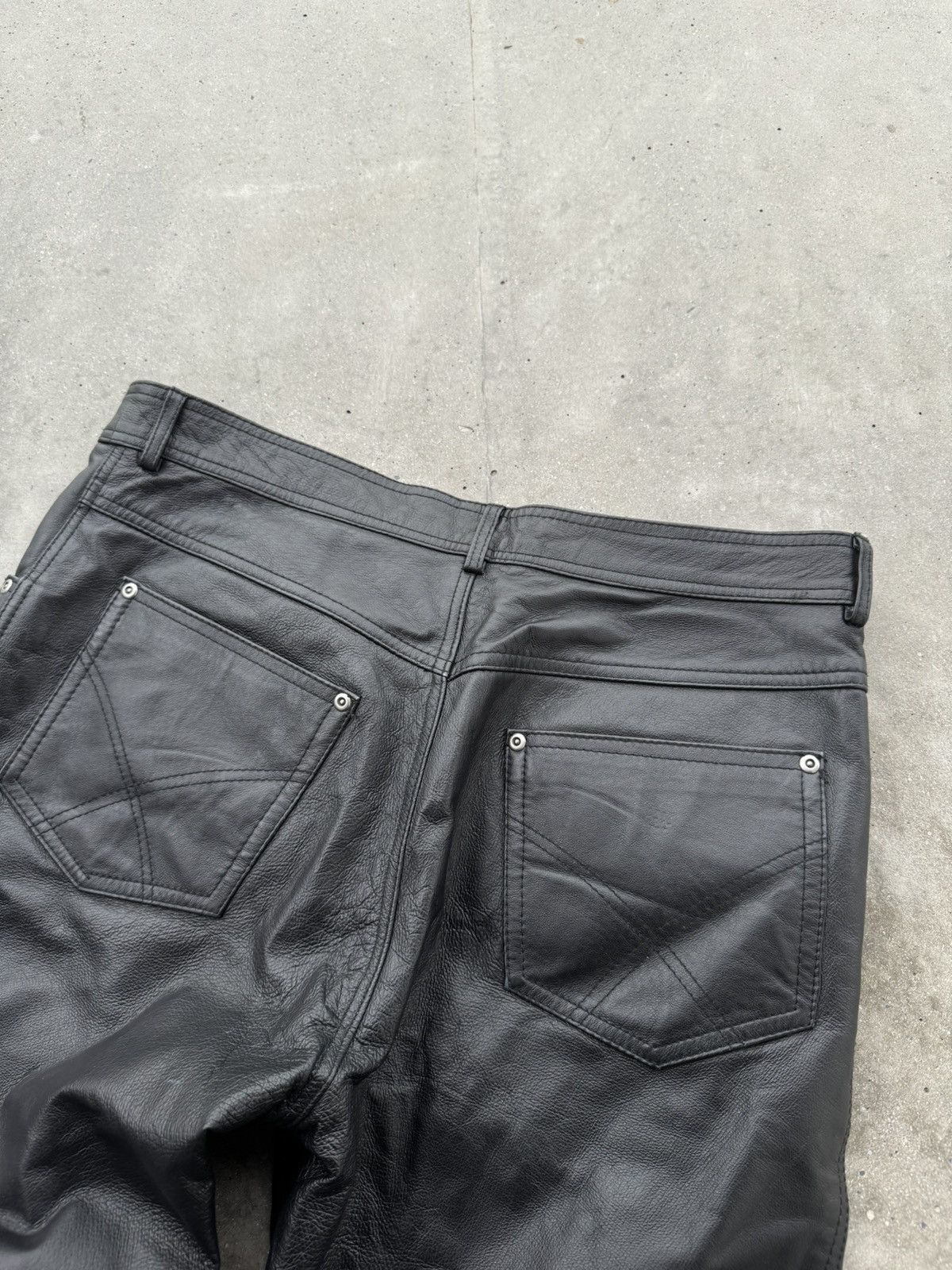 Genuine Leather Vintage Motorcycle Leather Pants Size US 34 / EU 50 - 1 Thumbnail