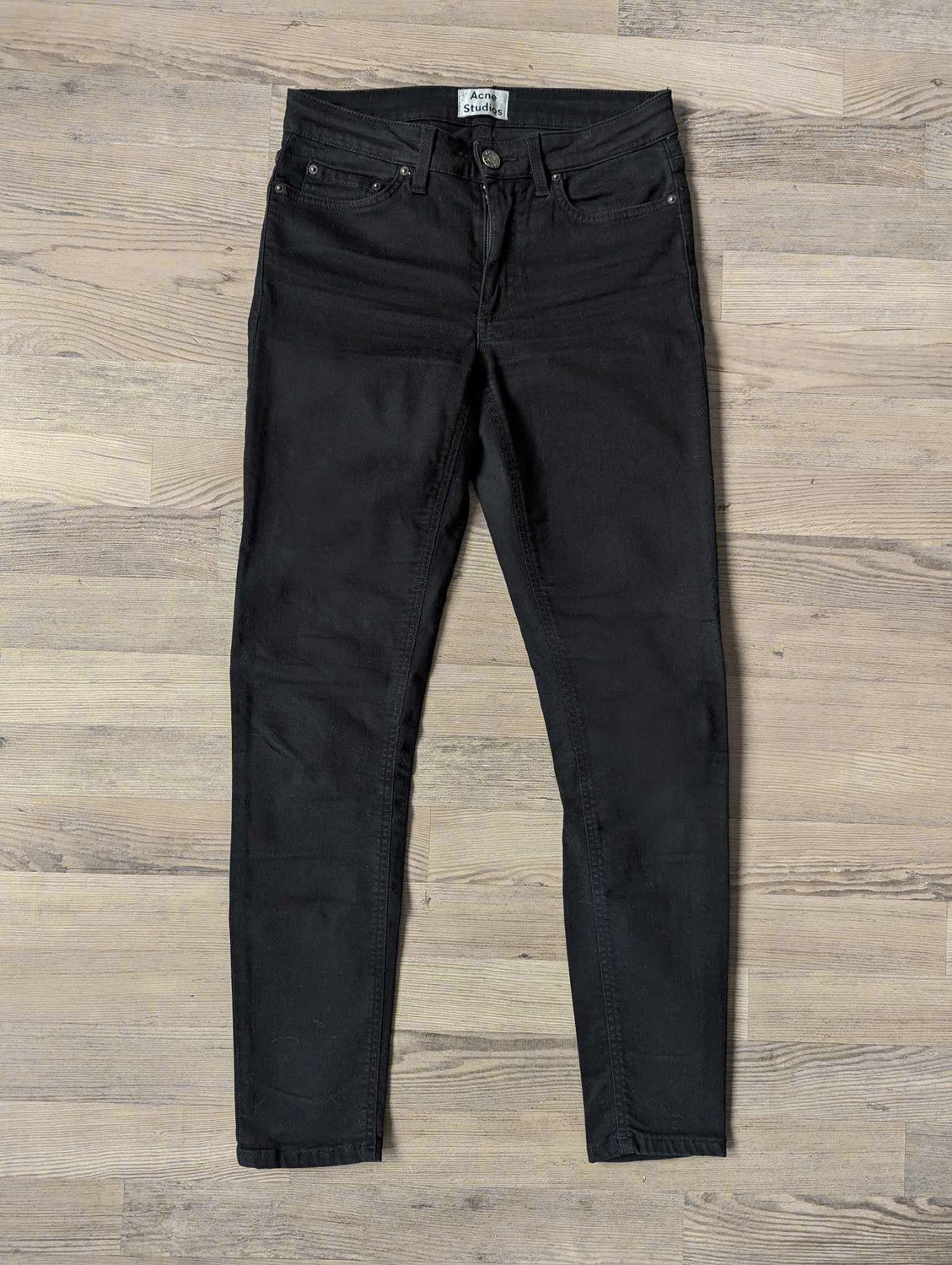 Acne Studios Acne Studios Skin 5 Black Skinny jeans 26 Size 26" / US 2 / IT 38 - 1 Thumbnail
