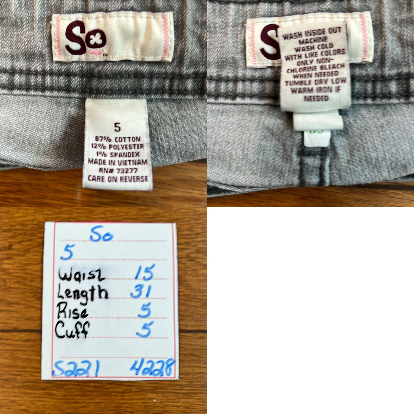 Vintage Maurices Jeans Skinny Womens Low Rise Distressed Blue Denim Size Small Size 28" / US 6 / IT 42 - 8 Thumbnail