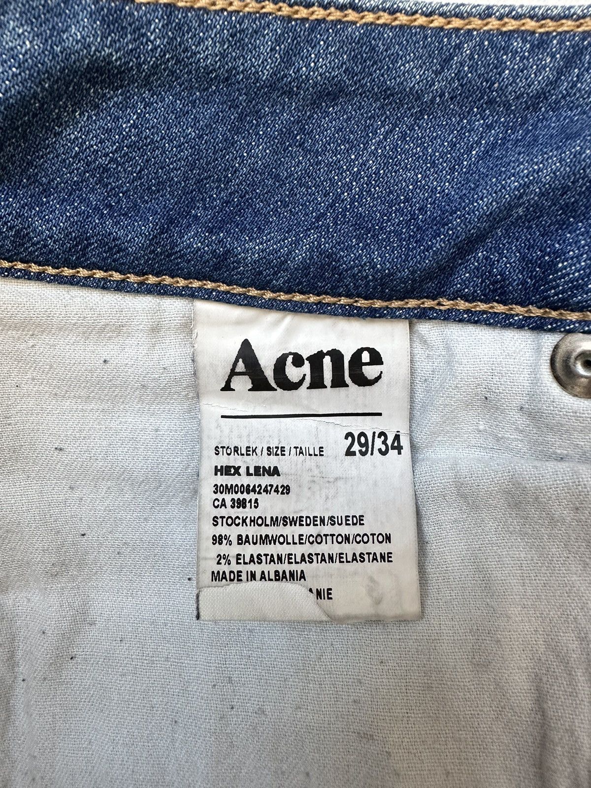 Acne Studios Vintage Y2k Acne Studios Jeans Skinny Size 29" - 12 Thumbnail