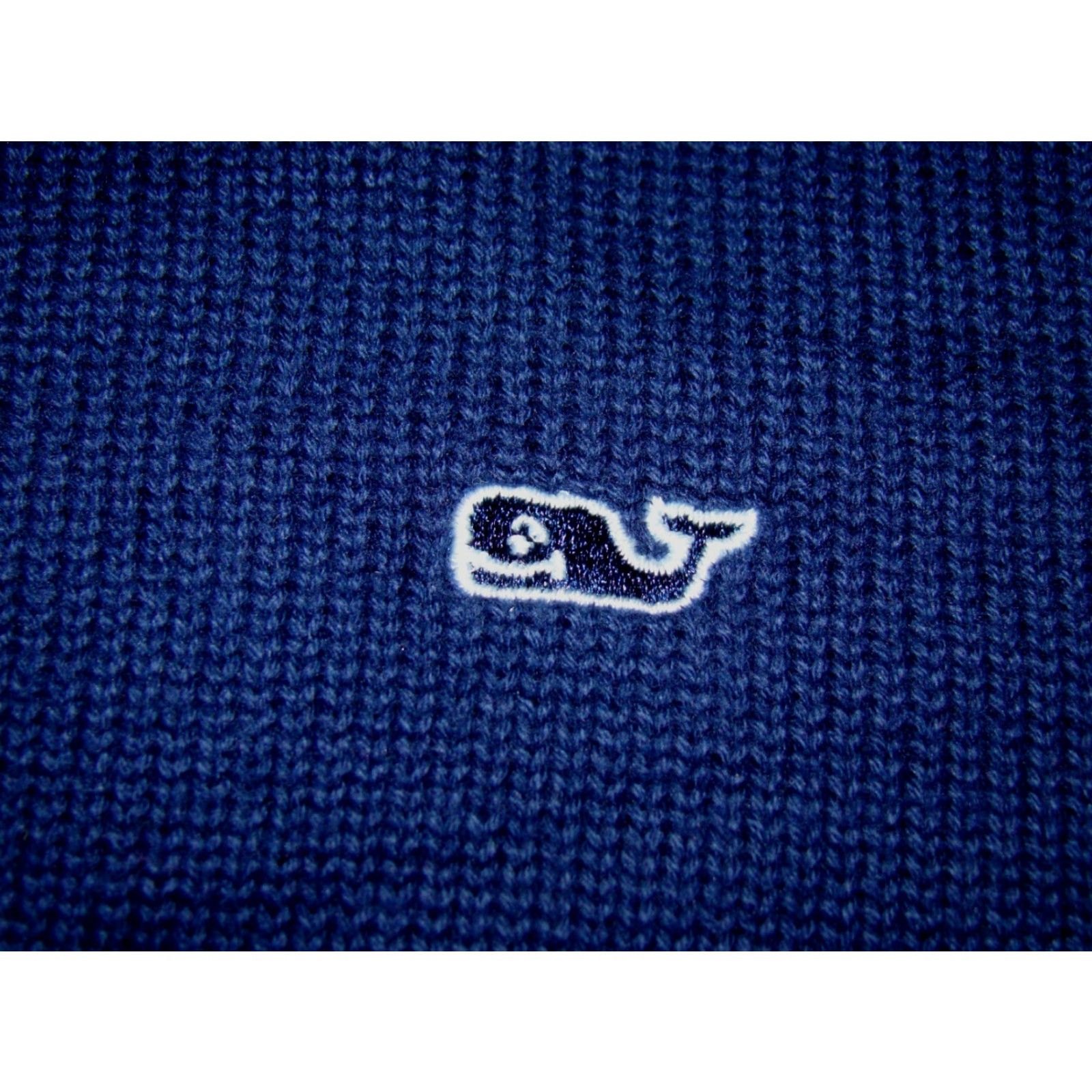 Vineyard Vines Vineyard Vines Womens Crew Neck Whale Cotton Sweater Blue M Pullover Knit 100% Cotton Size M / US 6-8 / IT 42-44 - 2 Thumbnail