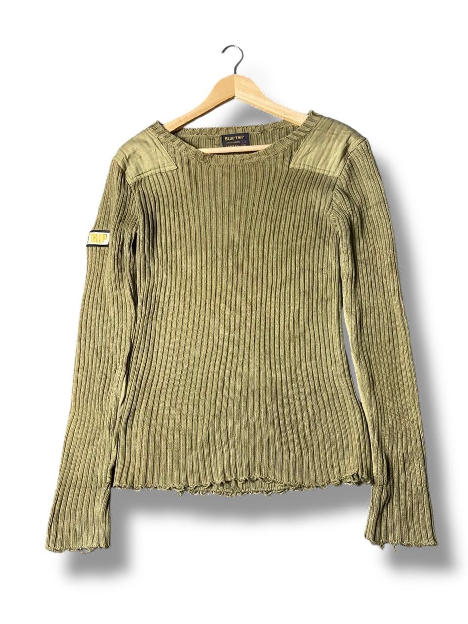 Edwin Edwin by Blue Trip Knit Ribbed Sweater (171) Size US XXS / EU 40 - 1 Thumbnail
