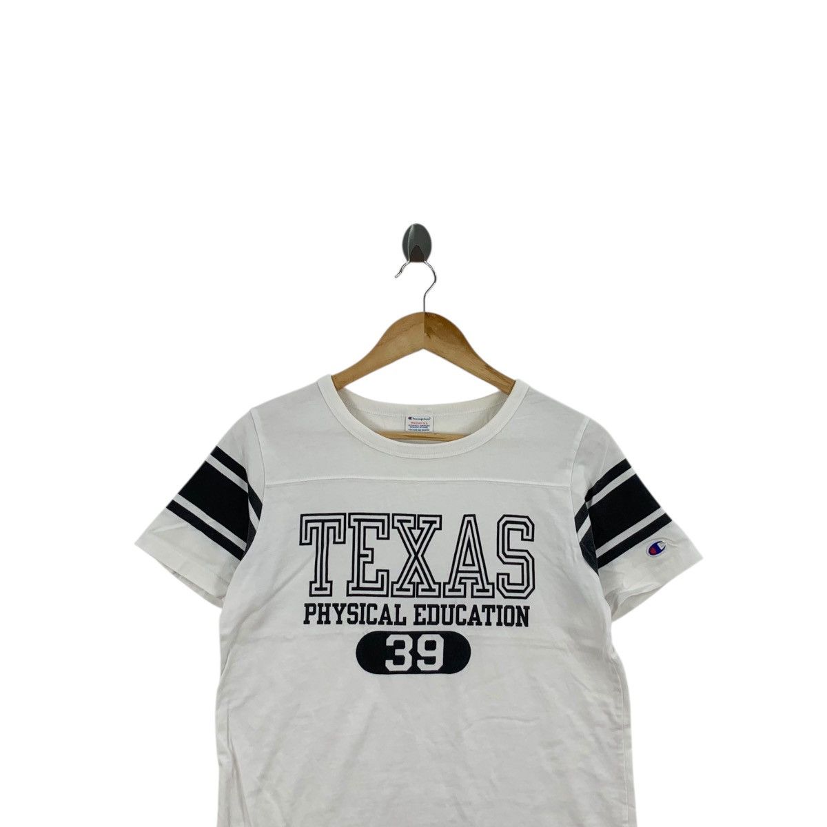 Champion CHAMPION x TEXAS PHYSICAL EDUCATION University Tee Shirt Top Size L / US 10 / IT 46 - 2 Thumbnail