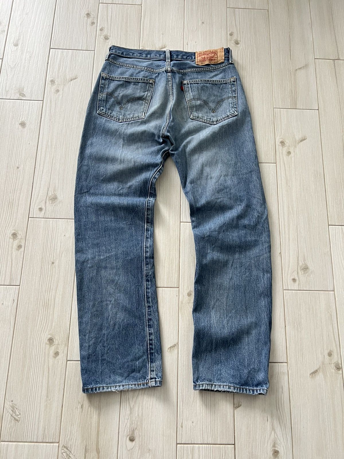 Levi's Vintage Levis 501 Blue Denim Jeans Size US 34 / EU 50 - 4 Thumbnail
