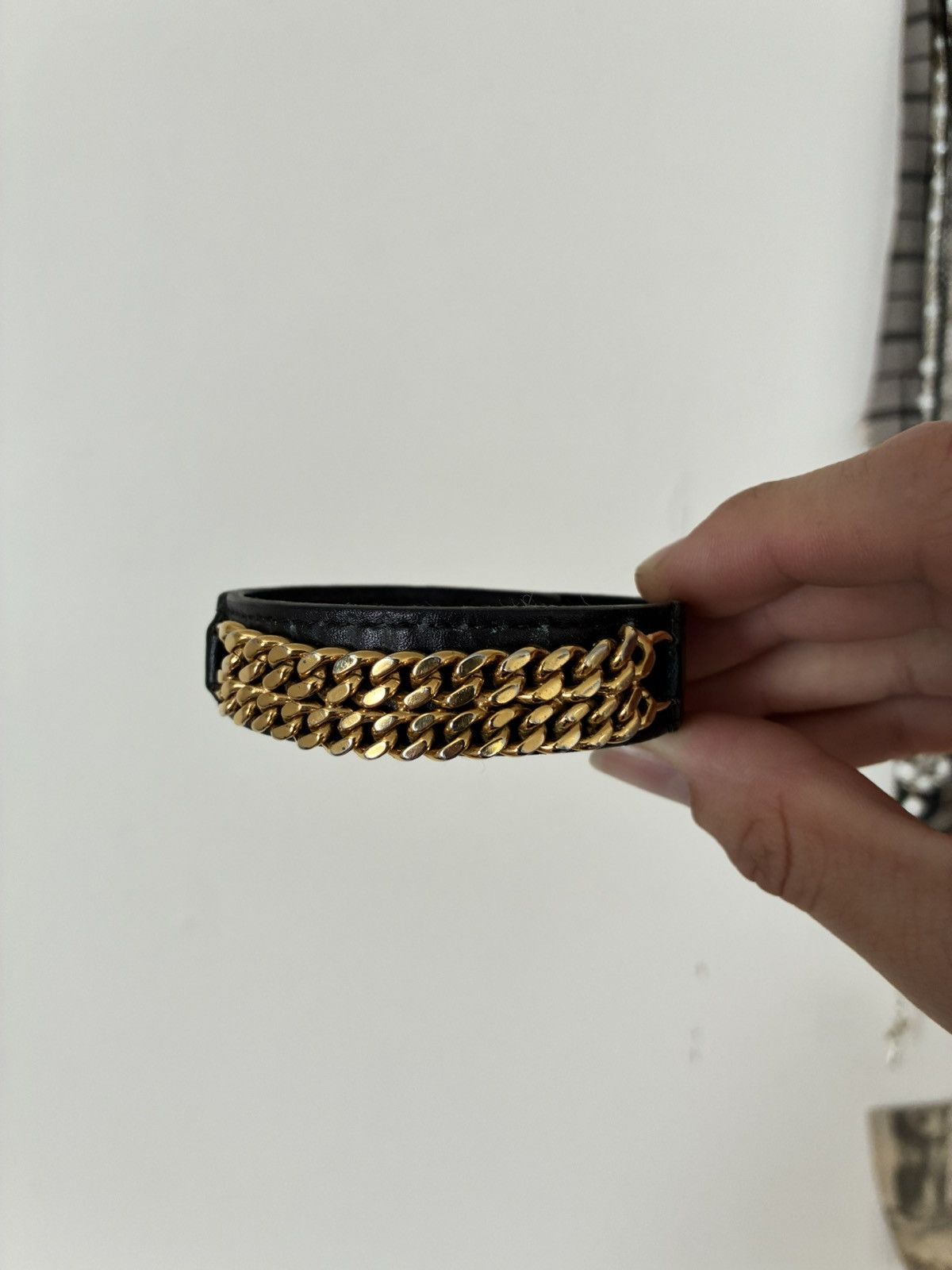 Saint Laurent Paris FW13 Gold Chain Bracelet