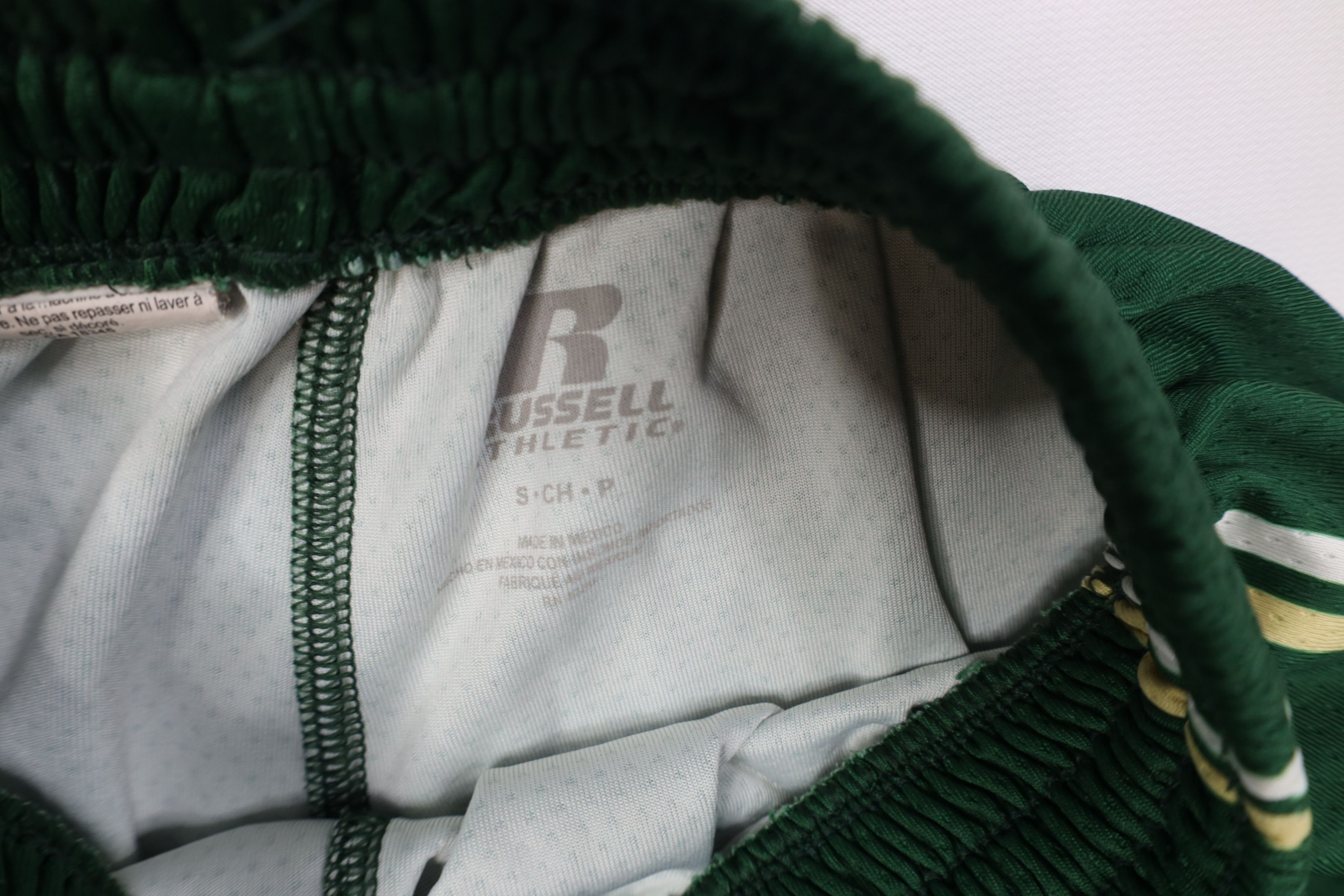 Russell Athletic Vintage 90s Y2K Russell Athletic Basketball Shorts Green Size US 32 / EU 48 - 6 Thumbnail