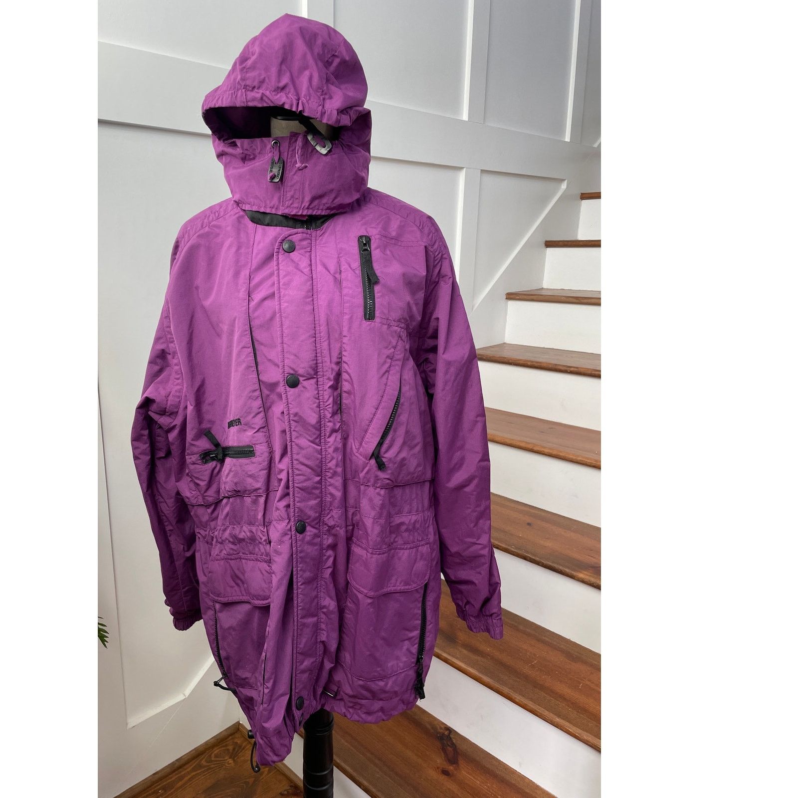 Obermeyer Vintage Obermeyer Men’s Purple Ski Coat Jacket, sz M Size US M / EU 48-50 / 2 - 2 Thumbnail