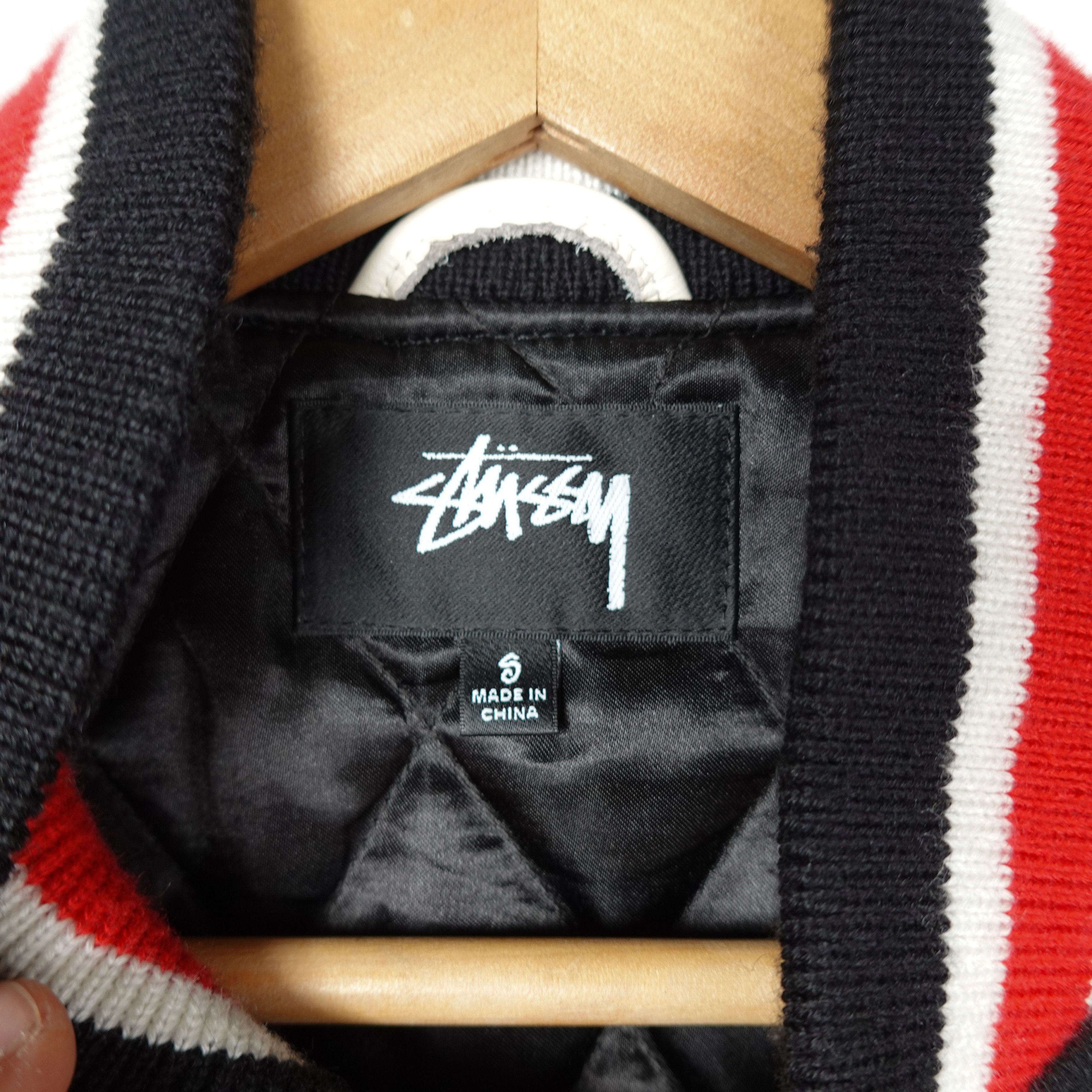 DENIM TEARS × Our Legacy × Stussy Stussy Denim Tears Our Legacy TTL Varsity Jacket - Size S Size US S / EU 44-46 / 1 - 12 Thumbnail