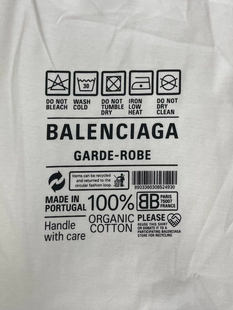 Balenciaga Balenciaga Letter Logo geometric print crewneck T-shirt Size L / US 10 / IT 46 - 3 Thumbnail