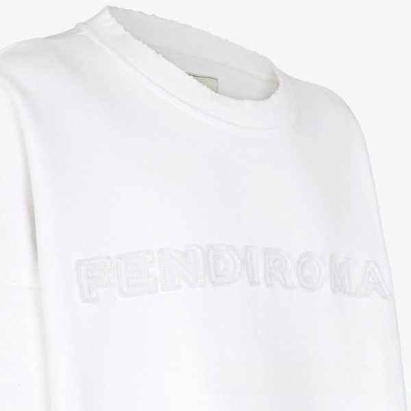 Fendi o1w1db10724 Sweatshirt in White Size US S / EU 44-46 / 1 - 3 Thumbnail