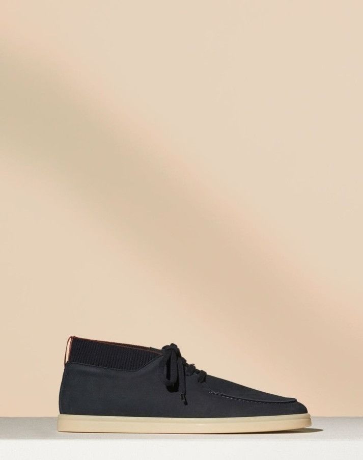 Loro Piana o1srvl11e1024 Soho Walk Ankle Boots in Black Size US 8 / EU 41 - 1 Thumbnail