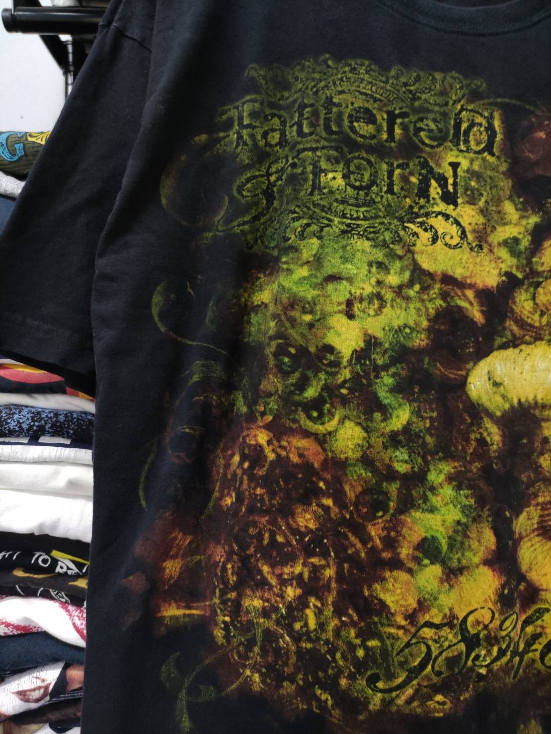 Band Tees × Slipknot × Vintage Vtg 00's Slipknot " Tattered & Torn " Single Promo T-Shirt Size US XXL / EU 58 / 5 - 4 Thumbnail