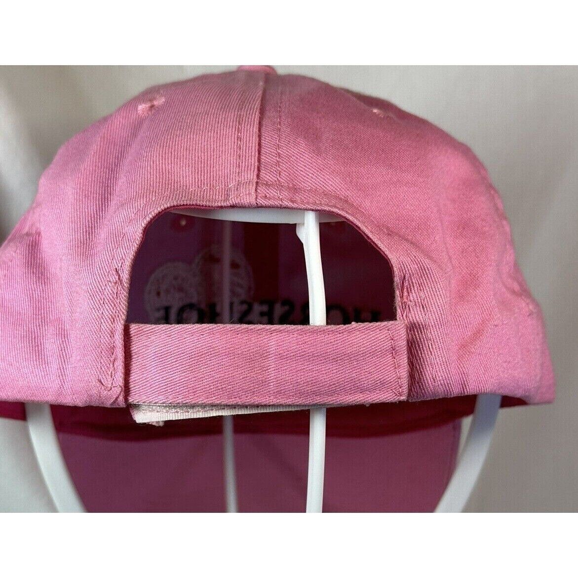 Vintage Vintage Horseshoe Casino Adjustable Pink Heart Cap EUC Size ONE SIZE - 4 Thumbnail