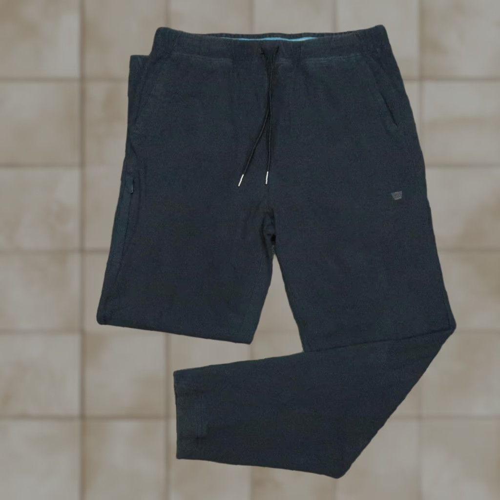 Vintage VINTAGE Mack Weldon Pants Men Large Joggers Athletic Tapered Pockets Navy Blue Activewear Size US 33 - 1 Thumbnail