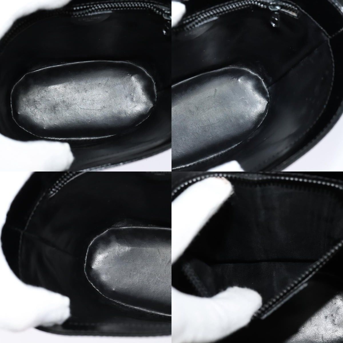 Celine CELINE Shoulder Bag Patent Leather Black Size ONE SIZE - 12 Thumbnail