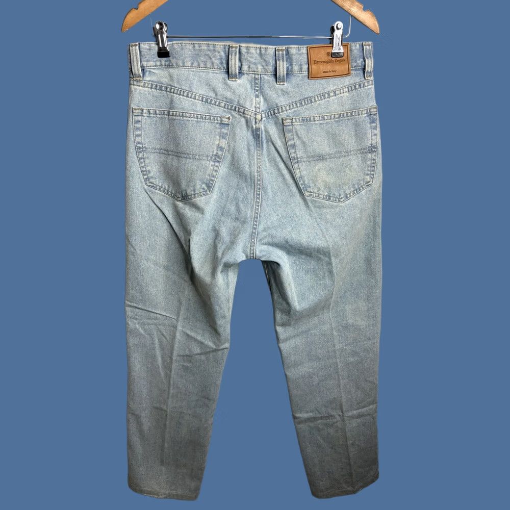 Ermenegildo Zegna Ermenegildo Zegna Jeans Mens 35 Light Wash Denim Designer Casual Made in Italy Size US 35 - 1 Thumbnail
