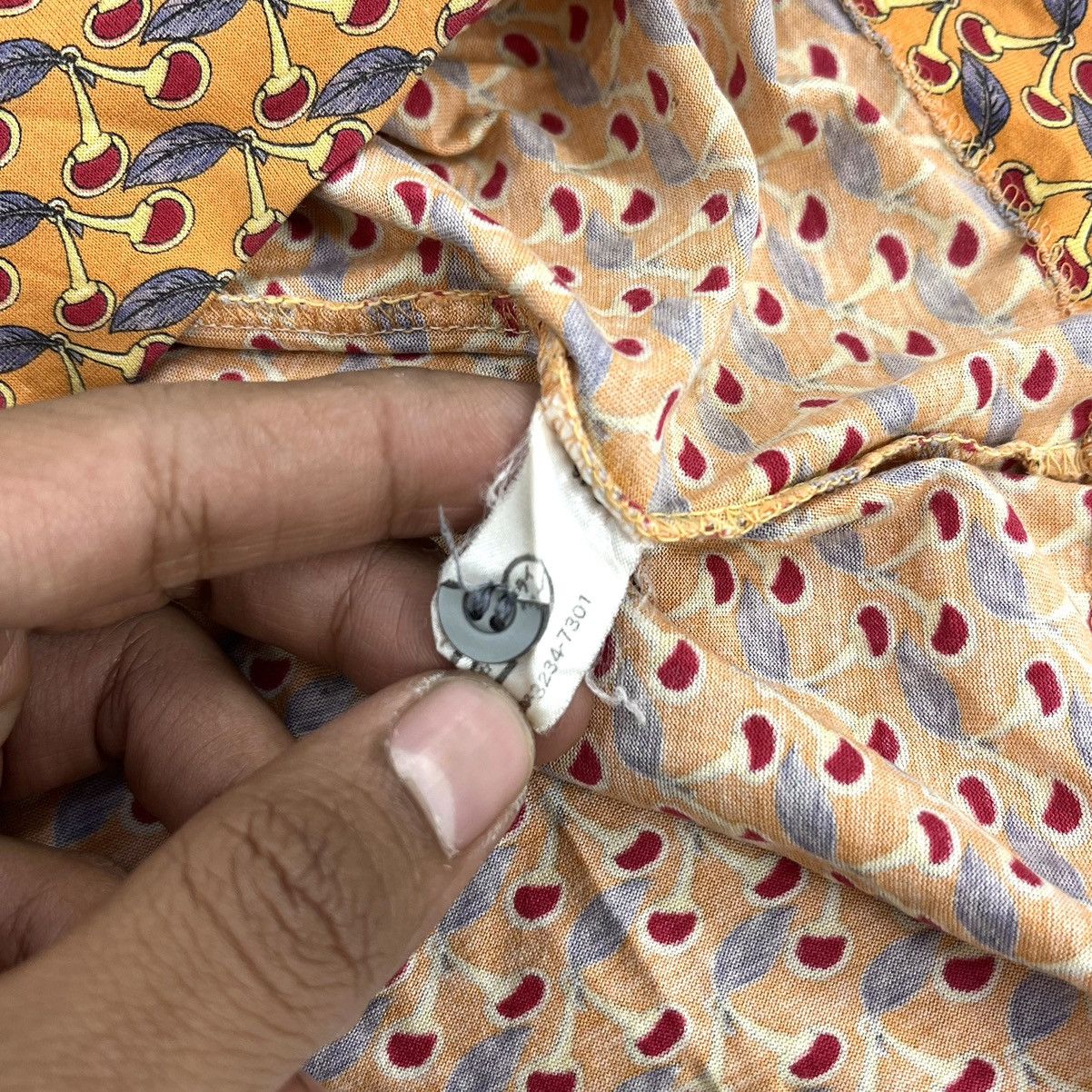 Celine × Vintage Vintage Celine Paris Homme Monogram Full Print Polo Shirt Size US M / EU 48-50 / 2 - 7 Thumbnail