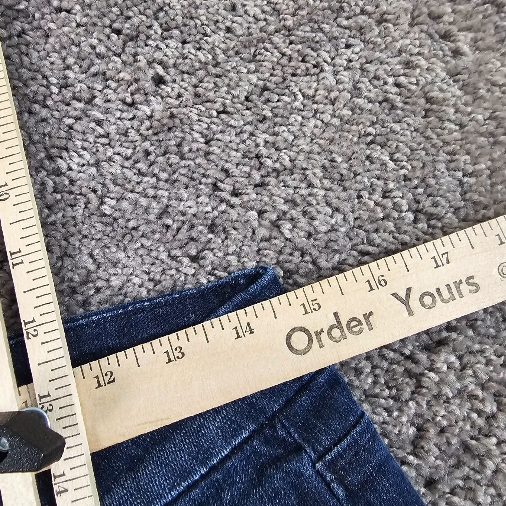 Vintage Joes Jeans Womens Jeans Flared Low Rise Dark Wash Stretch 29 28x31 Blue Cotton Denim Slim Rocker 90s Size 29" - 5 Thumbnail