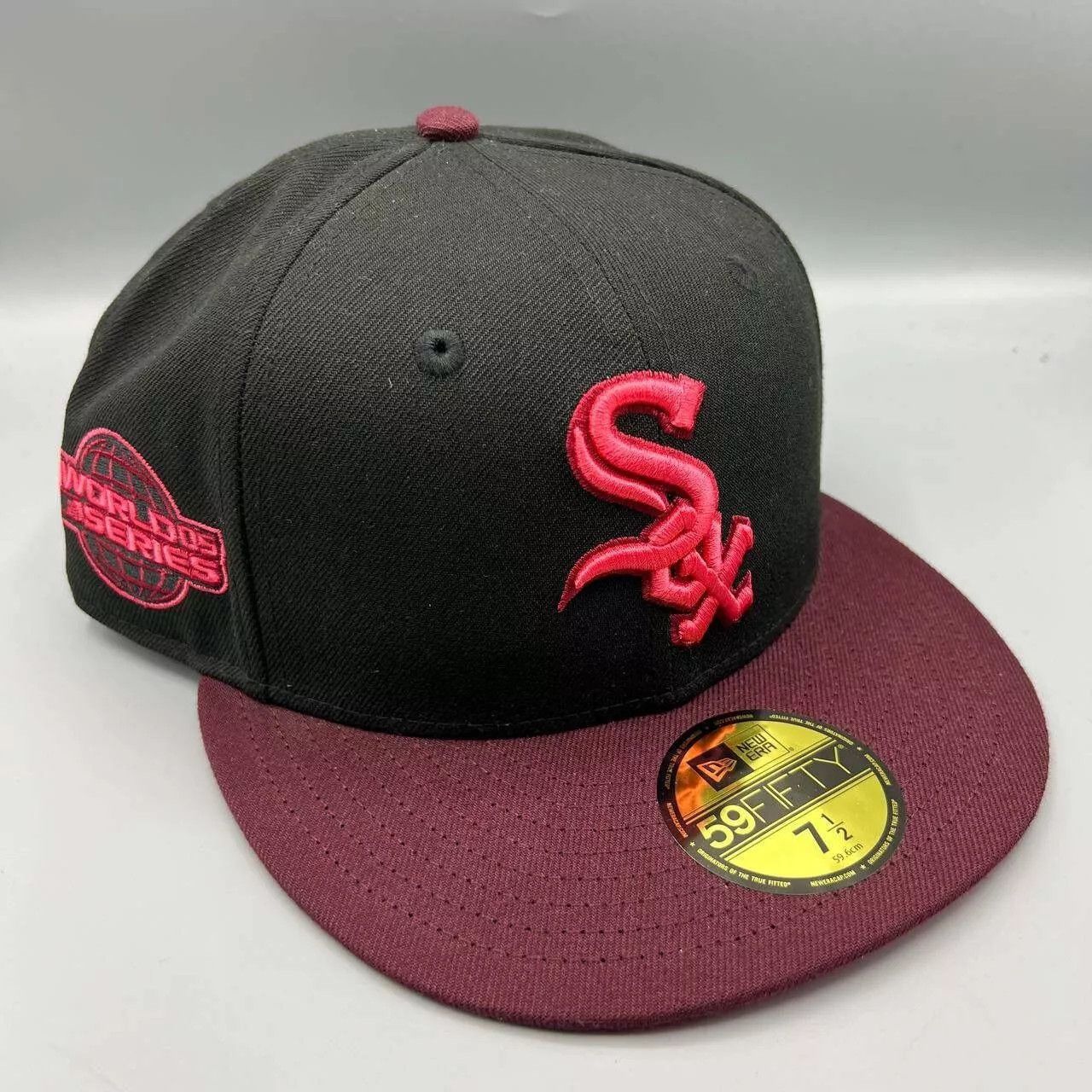 New Era Chicago White Sox Hat Men 7 1/2 59Fifty New Era MLB Fitted Size ONE SIZE - 1 Thumbnail