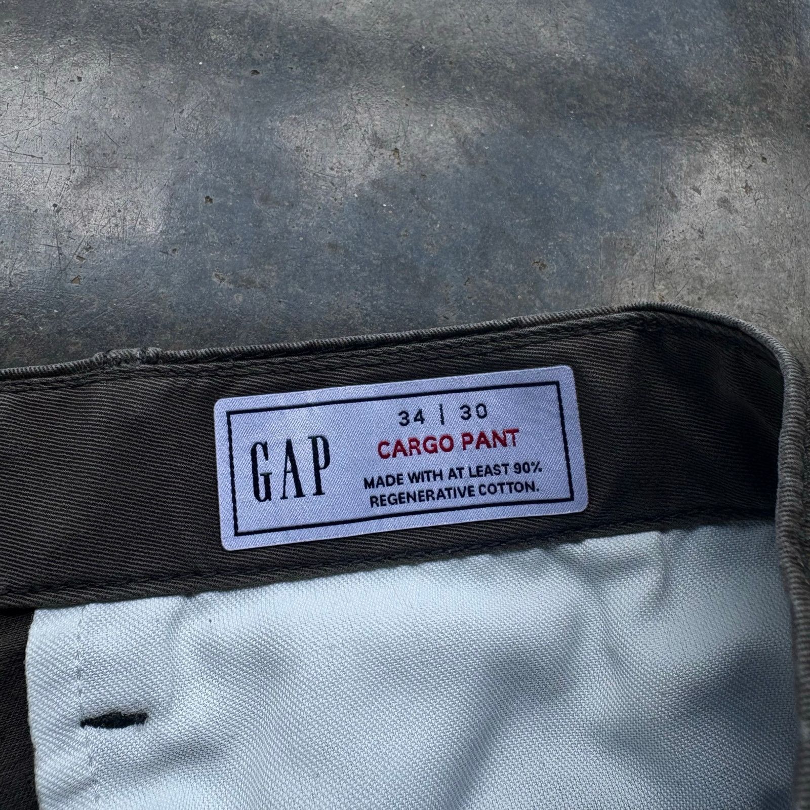 Gap × Vintage Crazy Vintage Y2K Gap Snap Button Cargo Pants Size US 34 / EU 50 - 5 Thumbnail