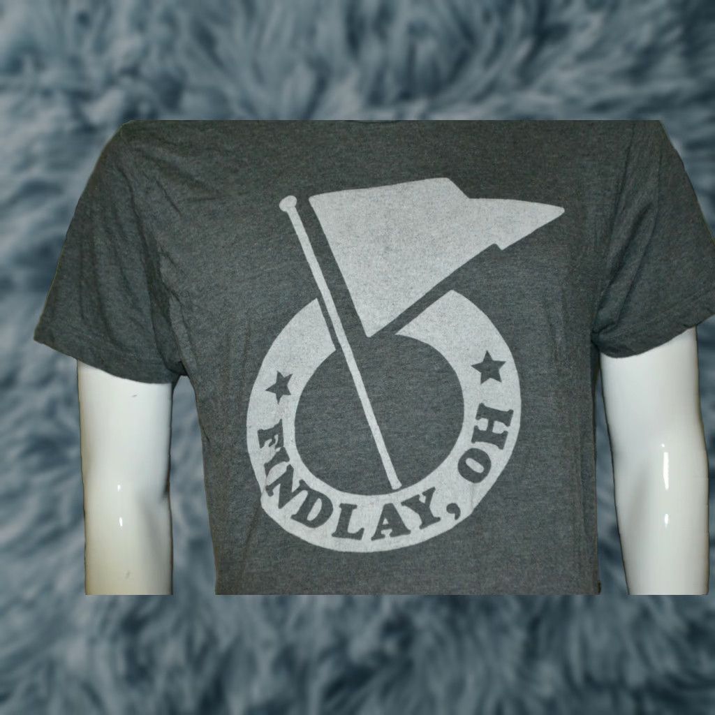 Vintage Flag City T-Shirt Men Large Gray 50/50 Graphic Tee Findlay OH City Logo Vintage? (No, not vintage) Size US L / EU 52-54 / 3 - 1 Thumbnail