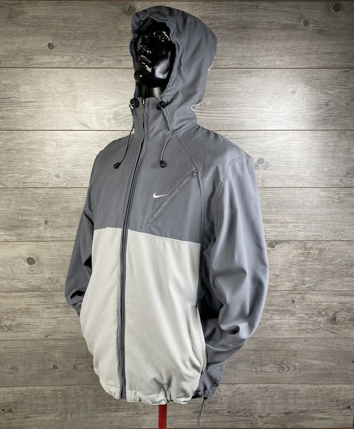 Nike Vintage Nike windbreaker with drawstring Y2K Gorpcore style Size US M / EU 48-50 / 2 - 9 Thumbnail