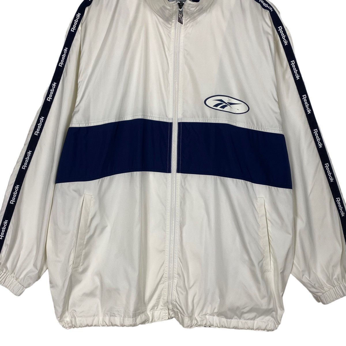 Reebok VINTAGE 90s REEBOK SMALL LOGO ZIPPER JACKET SIZE L Size US M / EU 48-50 / 2 - 4 Thumbnail