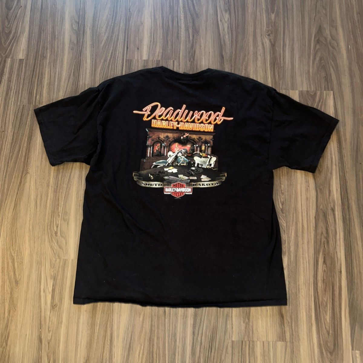 Harley Davidson Vintage 2011 Harley-Davidson 2XL Tee, Worn once South Dakota Size US XXL / EU 58 / 5 - 6 Thumbnail