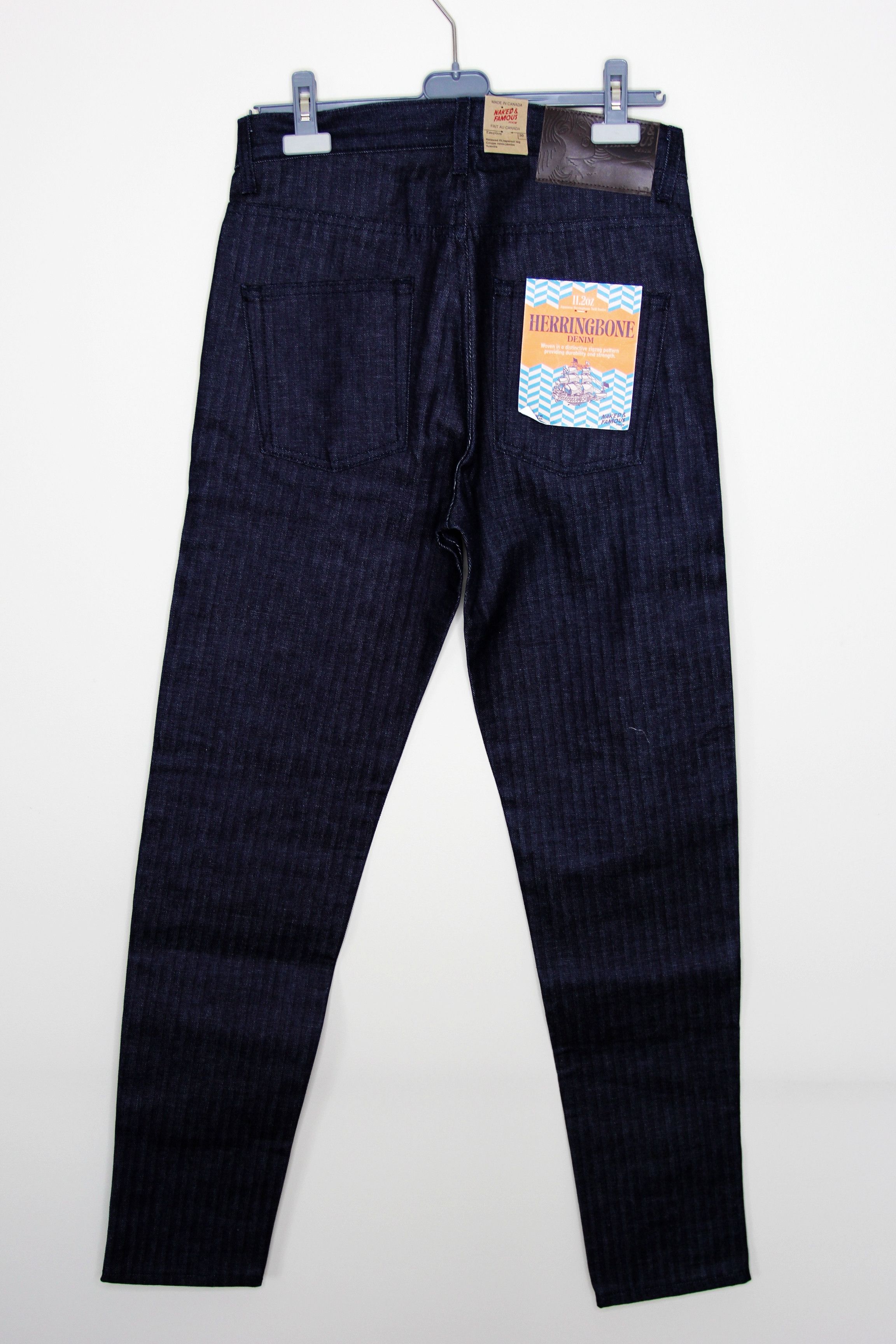 Naked & Famous BNWT AW23 NAKED & FAMOUS HERRINGBONE EASY GUY JEANS 30 Size US 30 / EU 46 - 3 Thumbnail