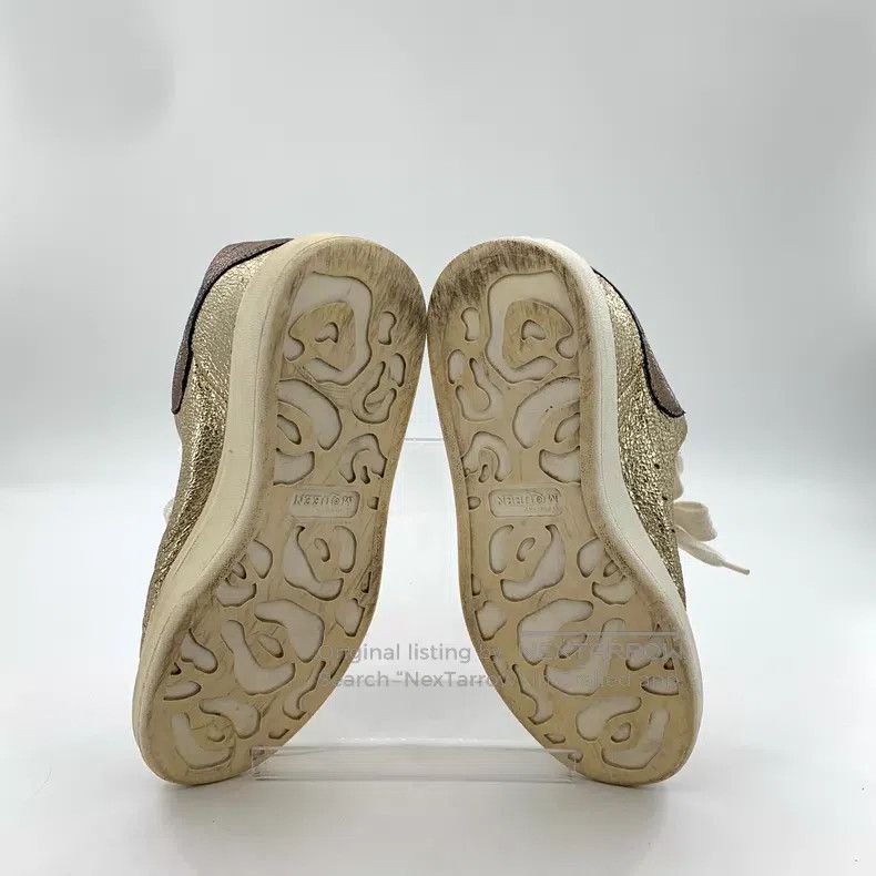Alexander McQueen Alexander Mcqueen Golden lace-up thick-soled casual shoes Size US 5 / IT 35 - 5 Thumbnail