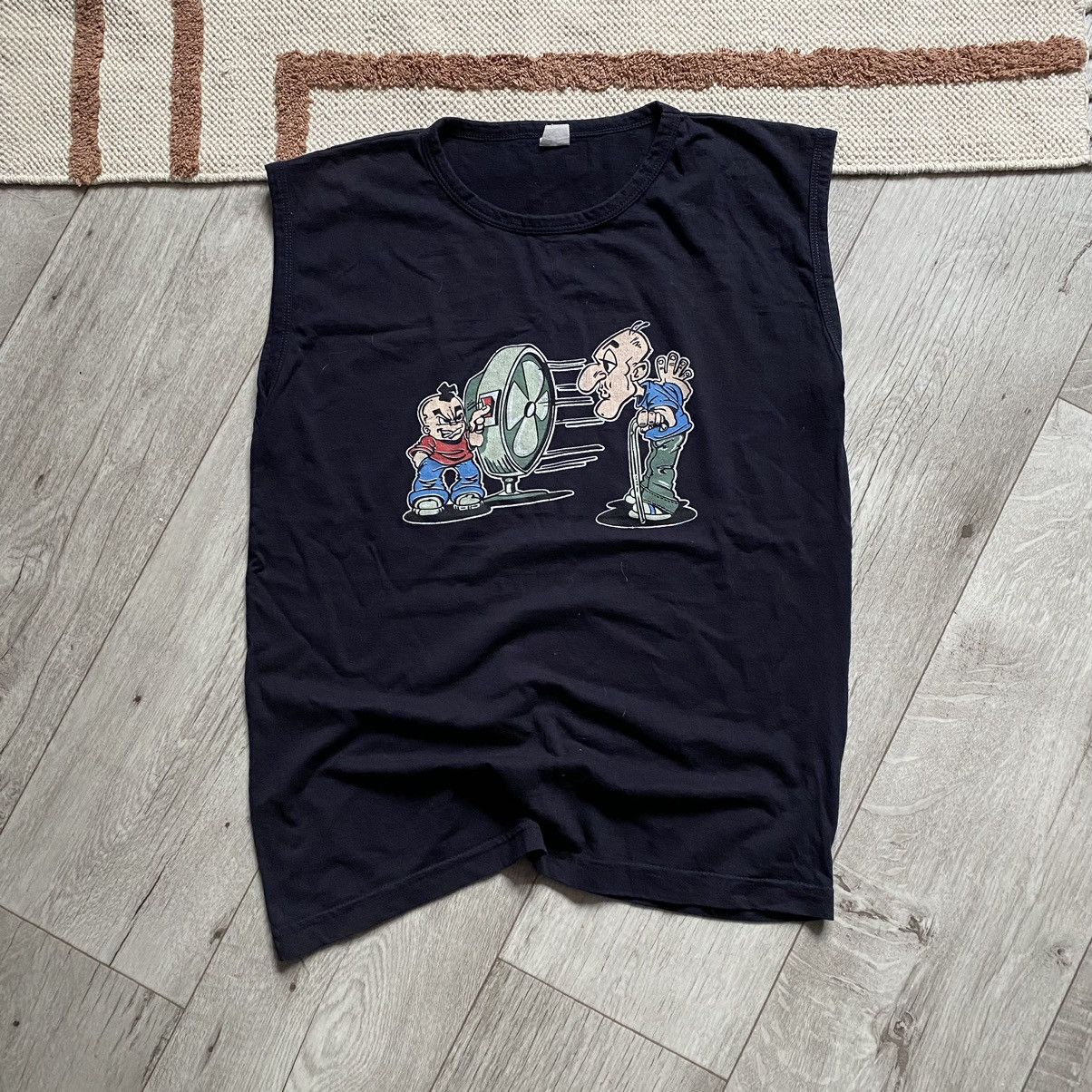 Revenge × Vintage VINTAGE BAD+MAD HIP HOP SKATE BRAND CRAZY PRINT TANK TOP Size US M / EU 48-50 / 2 - 1 Thumbnail