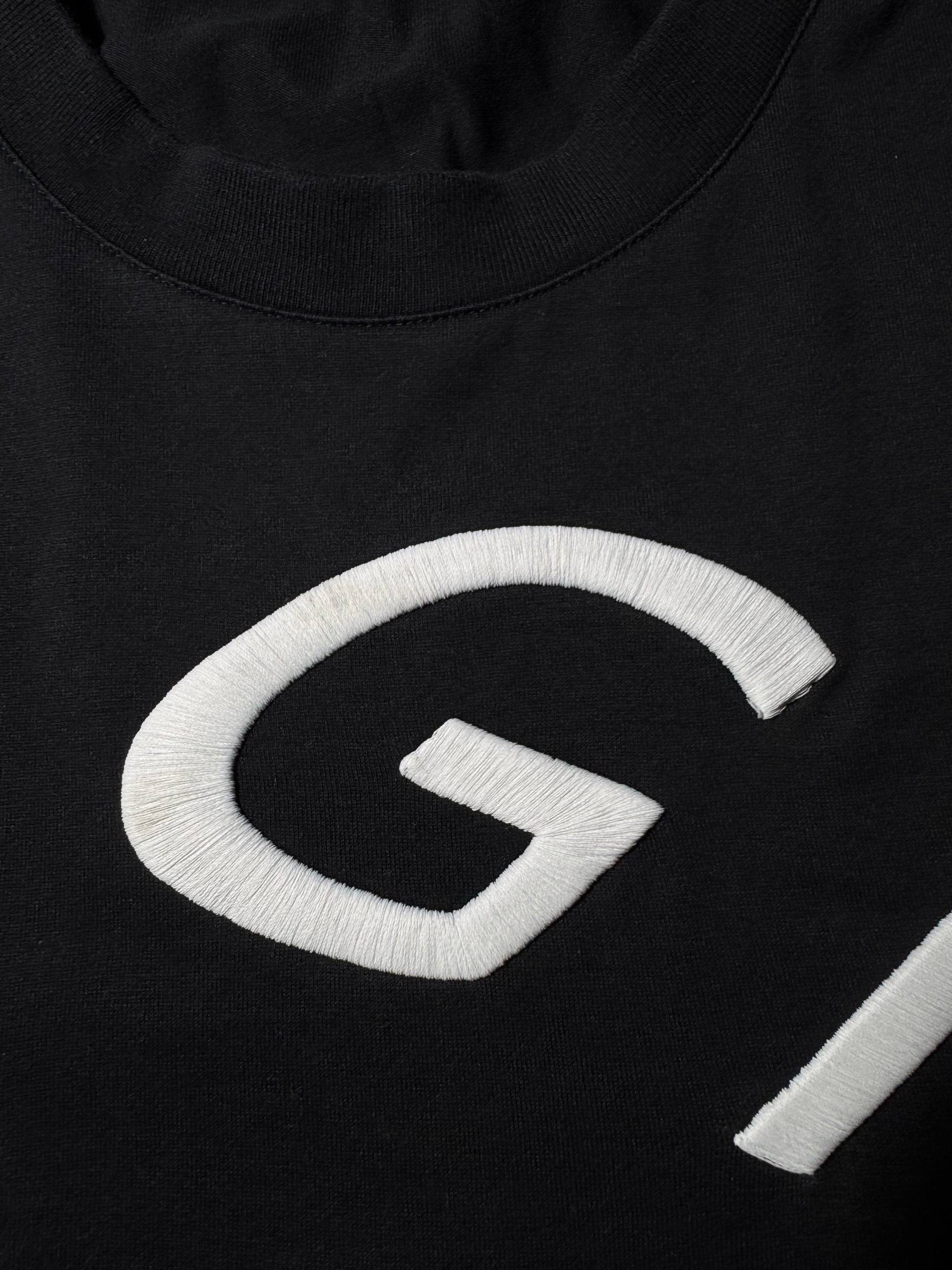 Givenchy Givenchy Paris Black Men’s T-shirt Embroidered Logo Size US L / EU 52-54 / 3 - 5 Thumbnail