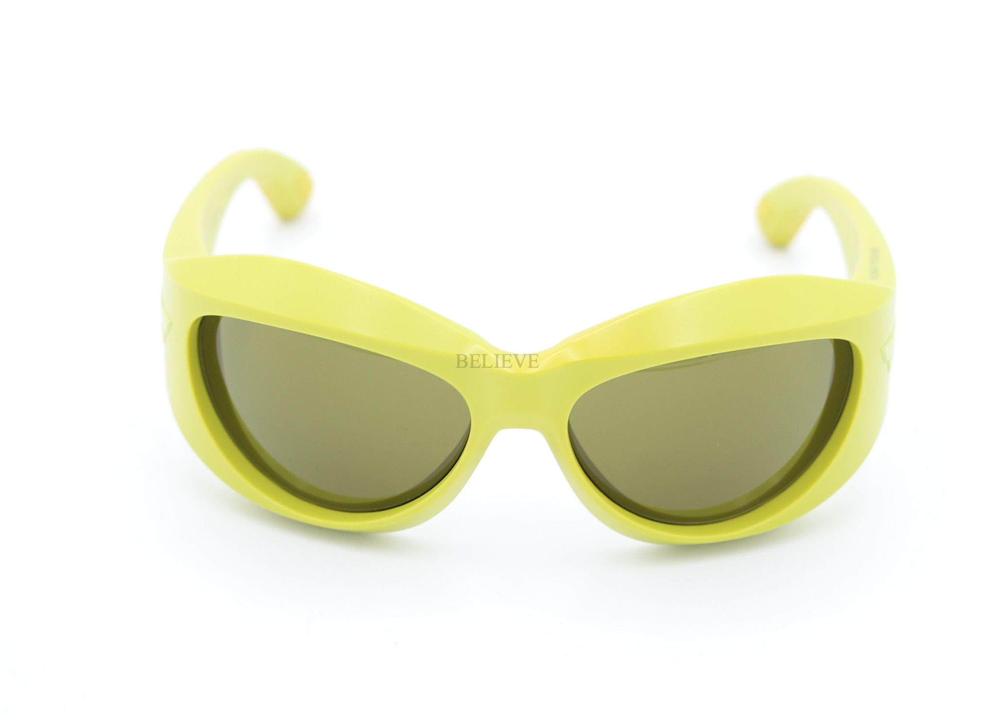 Bottega Veneta BOTTEGA VENETA SUNGLASSES BV1087S 005 GREEN 499 Size ONE SIZE - 3 Thumbnail