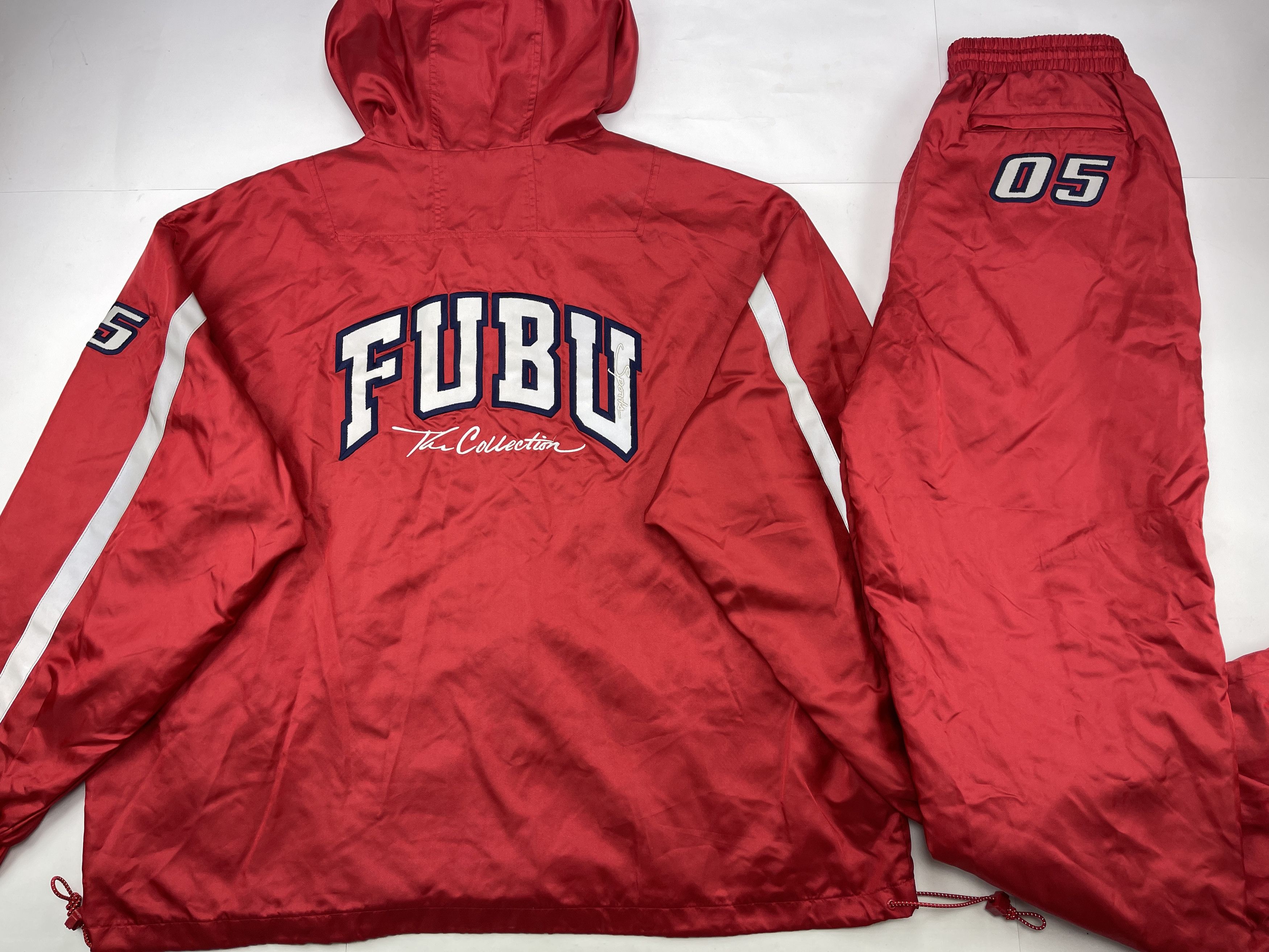 Fubu FUBU tracksuit, baggy track suit jacket and pants set 90s XL Size US XL / EU 56 / 4 - 1 Thumbnail