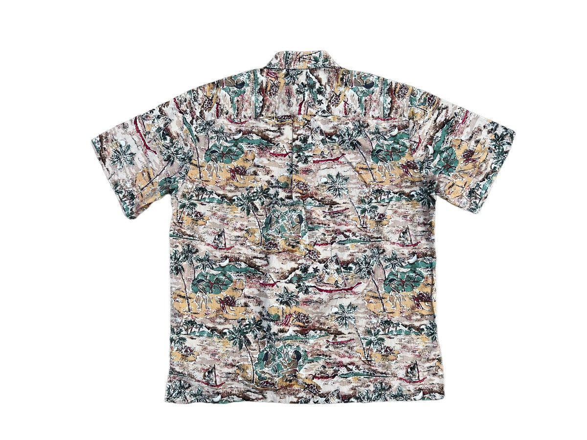 Vintage 80s Men’s Cooke Street Hula Girl Sail Boat Hawaiian Size US M / EU 48-50 / 2 - 2 Thumbnail