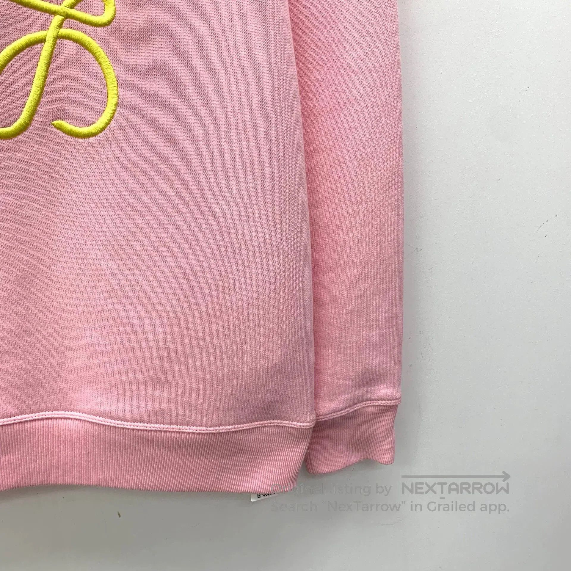 Loewe Loewe Pink Cotton Logo Embroidered Sweatshirt. Size US S / EU 44-46 / 1 - 4 Thumbnail