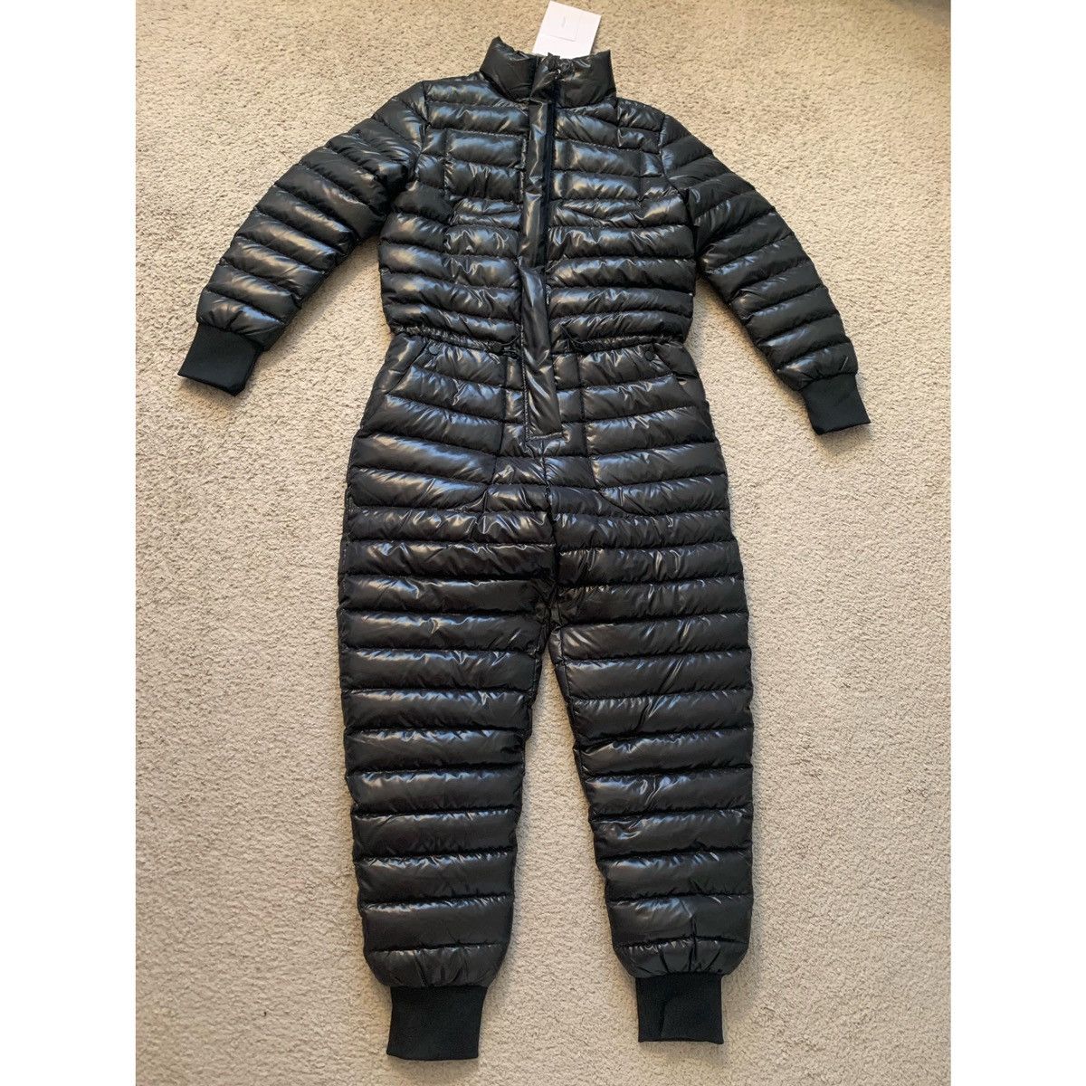 Other LUXTON BLACK DOWN PUFFER JUMPSUIT 2.1 Size L / US 10 / IT 46 - 4 Thumbnail
