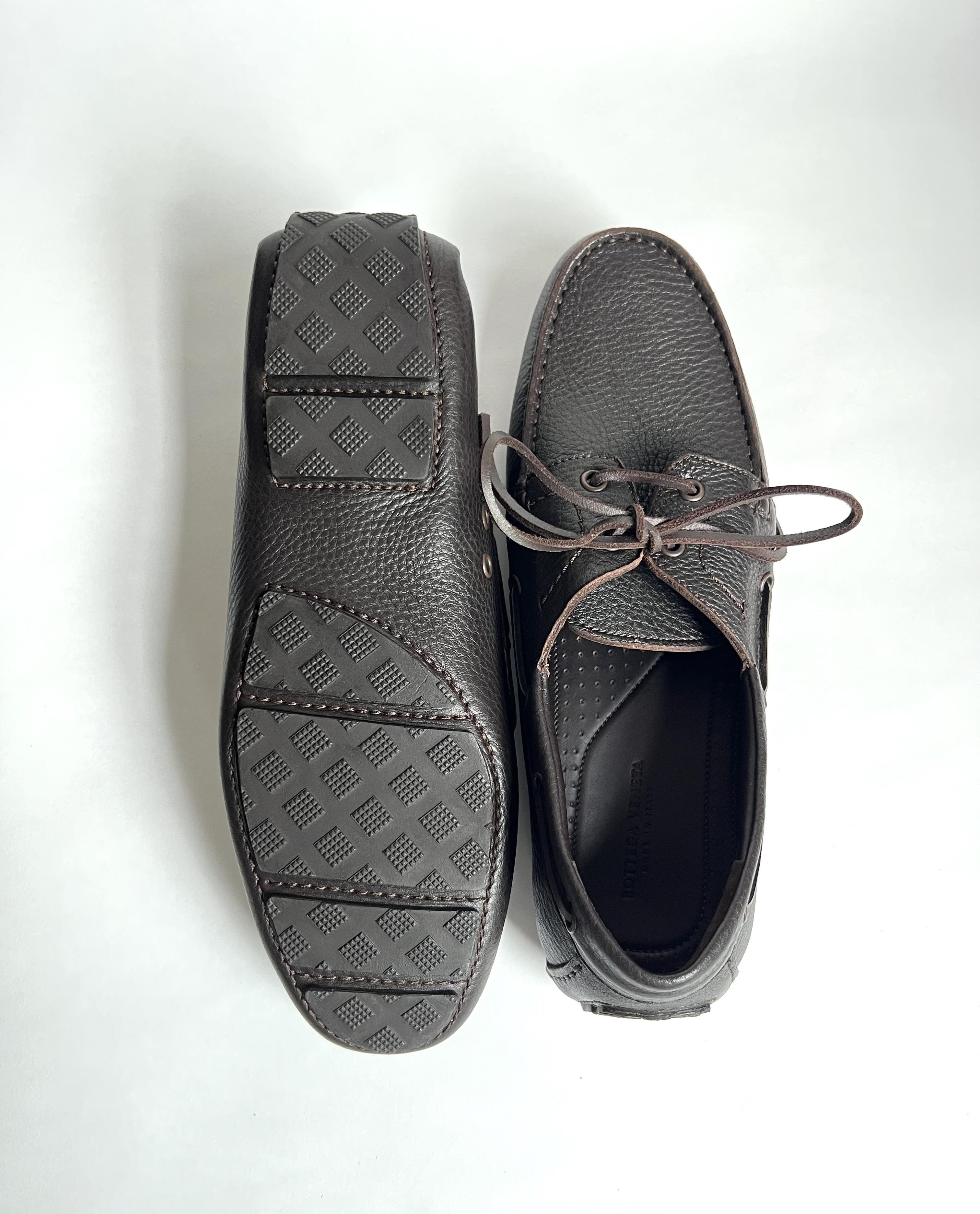 Bottega Veneta Bottega Veneta Leather Boat Shoes Size US 9.5 / EU 42-43 - 9 Thumbnail